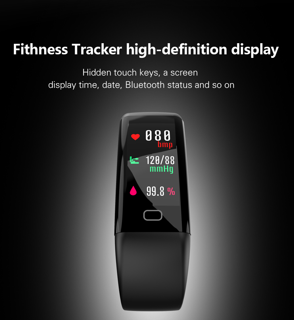 Fitness tracker pedometer heart rate monitor smart bracelet F07 color screen smart band Deyi Electronic Co. Ltd